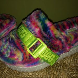UGG rainbow sandals, new without tag